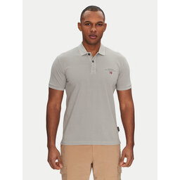 Napapijri Napapijri Poloshirt Elbas NP0A4GDL Grau Regular Fit