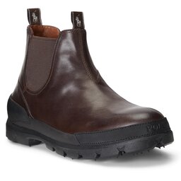 Polo Ralph Lauren Kotníková obuv s elastickým prvkem Polo Ralph Lauren Oslo Chelsea 812913556002 Dk Brown 200