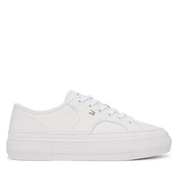 Tommy Hilfiger Sneakers Tommy Hilfiger Platform Vulc Piping Ltr FW0FW09393 Weiß