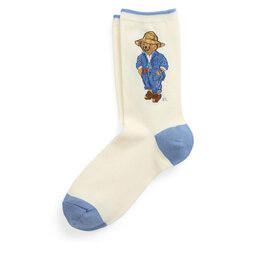 Polo Ralph Lauren Dámské klasické ponožky Polo Ralph Lauren 455968666001 Béžová