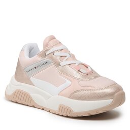 Tommy Hilfiger Sneakers Tommy Hilfiger Low Cut Lace-Up T3A9-32743-0579A317 S Rose Gold/Pink A317