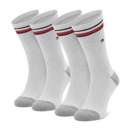 Tommy Hilfiger 2 bērnu augsto zeķu pāru komplekts Tommy Hilfiger 100001500 Balts