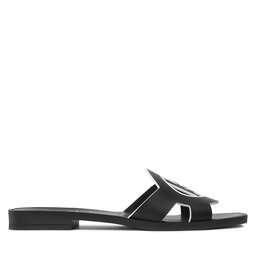

Шльопанці KARL LAGERFELD KL80410 Black Lthr, Чорний
