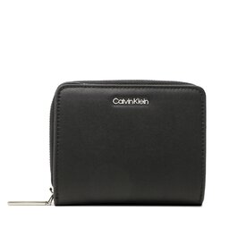 Calvin Klein Portofel Mic de Damă Calvin Klein Ck Must Z/A Walle W/Flap Md K60K610300 BAX