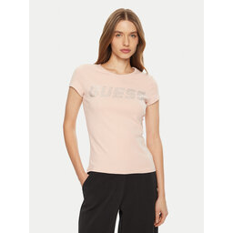 Guess Guess Футболка V4BI16 KCIV1 Рожевий Regular Fit