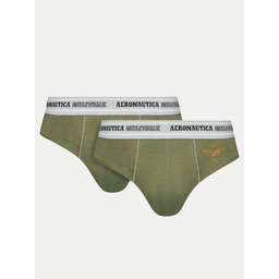 Aeronautica Militare Aeronautica Militare 2er-Set Slips AM1USL002 Khakifarben