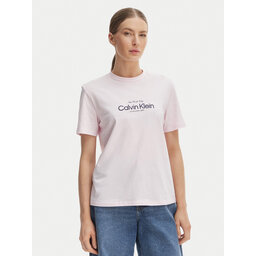 Calvin Klein Jeans Calvin Klein Jeans T-Shirt NYC Logo LV047F810G Rosa Classic Fit