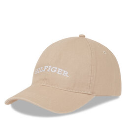 Tommy Hilfiger Șapcă Tommy Hilfiger Th Monotype Soft 6 Panel Cap AM0AM12154 Bej