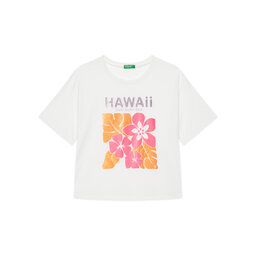 United Colors Of Benetton United Colors Of Benetton Majica 35RYC10OZ Vijolična Regular Fit