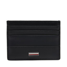 Tommy Hilfiger Θήκη πιστωτικών καρτών Tommy Hilfiger Th Corp Cc Holder AM0AM13243 Μαύρο