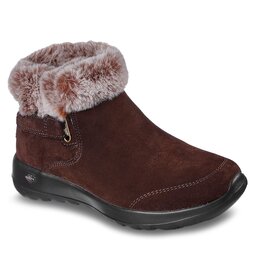 Skechers Polokozačky Skechers On-The-Go Joy First Glance 144041/CHOC Brown