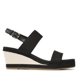 

Босоніжки Tommy Hilfiger Rope Webbing Mid Wedge FW0FW07092 Black BDS, Чорний