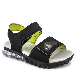 Bibi Sandały Bibi Summer Roller 1193013 Black/Amarelo Fluor