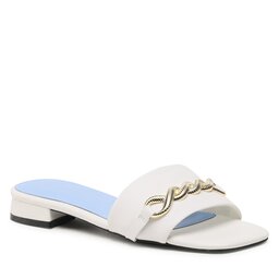 Tommy Hilfiger Šľapky Tommy Hilfiger Th Chain Feminine Flat Sandal FW0FW06993 Ecru YBL