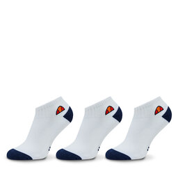 Ellesse Σετ 3 ζευγάρια κοντές κάλτσες γυναικείες Ellesse Durano Quarter SEGA1638 White 908