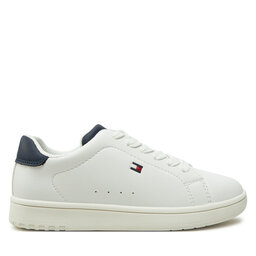 Tommy Hilfiger Sneakersy Tommy Hilfiger Low Cut Lace-Up Sneaker T3X9-33848-1355 M Bílá