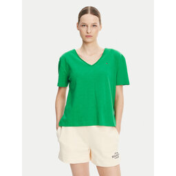 Tommy Hilfiger Tommy Hilfiger Póló WW0WW43901 Zöld Relaxed Fit