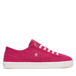 Tommy Hilfiger Sneakers aus Stoff Tommy Hilfiger FW0FW09171 Dunkelrosa