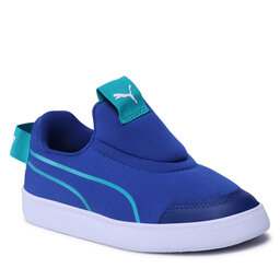 Puma Sneakersy Puma Courtflex v2 Slip On Ps 374858 11 Sodalite Blue/Deep Aqua