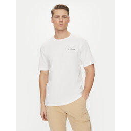 Columbia Columbia T-Shirt Barton Springs™ 2058331 Weiß Regular Fit