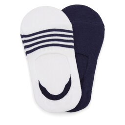 Action Boy Vaikiškų pėdučių komplektas (2 poros) Action Boy 8KB-003-SS24 (2-PACK) Balta