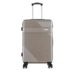 Semi Line Μεσαία Βαλίτσα Semi Line T5760-3 Καφέ
