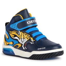 Geox Sneakers Geox J Inek Boy J369CC 0BUCE C0657 D Navy/Yellow