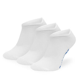 Reebok Lot de 3 paires de chaussettes basses unisexe Reebok R0253-SS24 (3-pack) Blanc