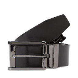Calvin Klein Cinturón para hombre Calvin Klein Adj/Rev Faceted Lux K50K510931 Black/Navy BAX
