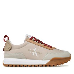 

Снікерcи Calvin Klein Jeans Toothy Runner Laceup Flup Contr YM0YM00672 Eggshell/Travertine/Merlot 0F5, Бежевий