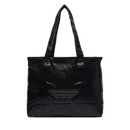 adidas Handtasche adidas Shopper Metallic Pu Bag KR1565 Schwarz