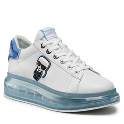 KARL LAGERFELD Sneakers KARL LAGERFELD KL62632 White Lthr W/Blue