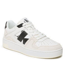 Calvin Klein Jeans Сникърси Calvin Klein Jeans Basket Cupsole Mod Vint YW0YW01051 Bright White/Black/Creamy White YBR