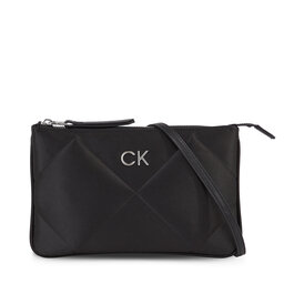 Calvin Klein Torebka Calvin Klein Re-Lock Quilt Crossbody - Satin K60K611299 Ck Black BAX