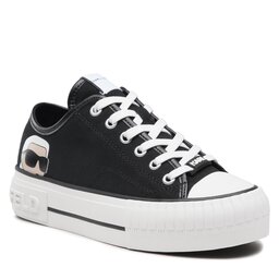 KARL LAGERFELD Sneakers aus Stoff KARL LAGERFELD KL60410N Black Canvas