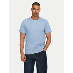 Only & Sons Only & Sons Camiseta 22025208 Celeste Regular Fit