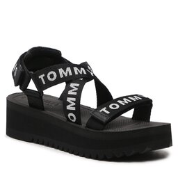 Tommy Jeans Sandaler Tommy Jeans Flfrm Eva Tommy Jeans Sndl EN0EN02119 Black 0GJ