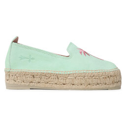 

Еспадрильї Manebi Slippers D G 6.6 D0 Mint/Pink Palm, Зелений