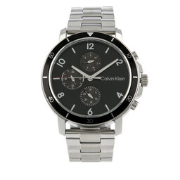 Calvin Klein Karóra Calvin Klein Gauge Sport 25200067 Silver/Silver