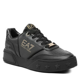 EA7 Emporio Armani Сникърси EA7 Emporio Armani X8X121 XK295 M701 Triple Black/Gold