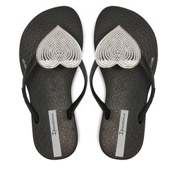 

В'єтнамки Ipanema Maxi Fashion Kids 82598 Black/Silver 20728, Чорний