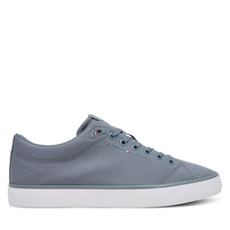 Tommy Hilfiger Tenisice Tommy Hilfiger Th Hi Vulc Low Core Canvas FM0FM05396 Siva