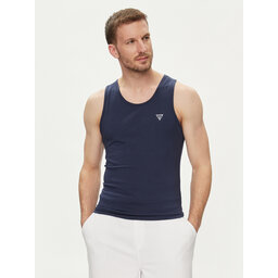 Guess Guess Tank top marškinėliai U97M02 KCD31 Tamsiai mėlyna Regular Fit