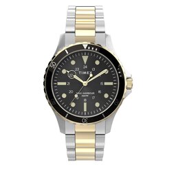 Timex Ceas Timex Navi Xl TW2U55500 Black/Gold/Silver