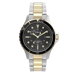Timex Montre Timex Navi Xl TW2U55500 Black/Gold/Silver