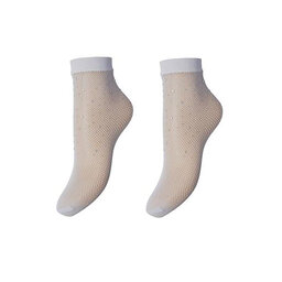 Pieces Zestaw 2 par wysokich skarpet damskich Pieces 17146546 Black 4399031