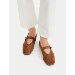 Tommy Jeans Ballerinas Tommy Jeans Tjw Ballerina Suede EN0EN03067 Braun