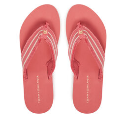 Tommy Hilfiger Джапанки Tommy Hilfiger TH Webbing Beach Sandal FW0FW08739 Коралов