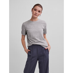 Pieces Pieces Póló Ria 17086970 Szürke Regular Fit