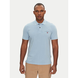 Napapijri Napapijri Polo Elbas NP0A4GDL Svijetloplava Regular Fit